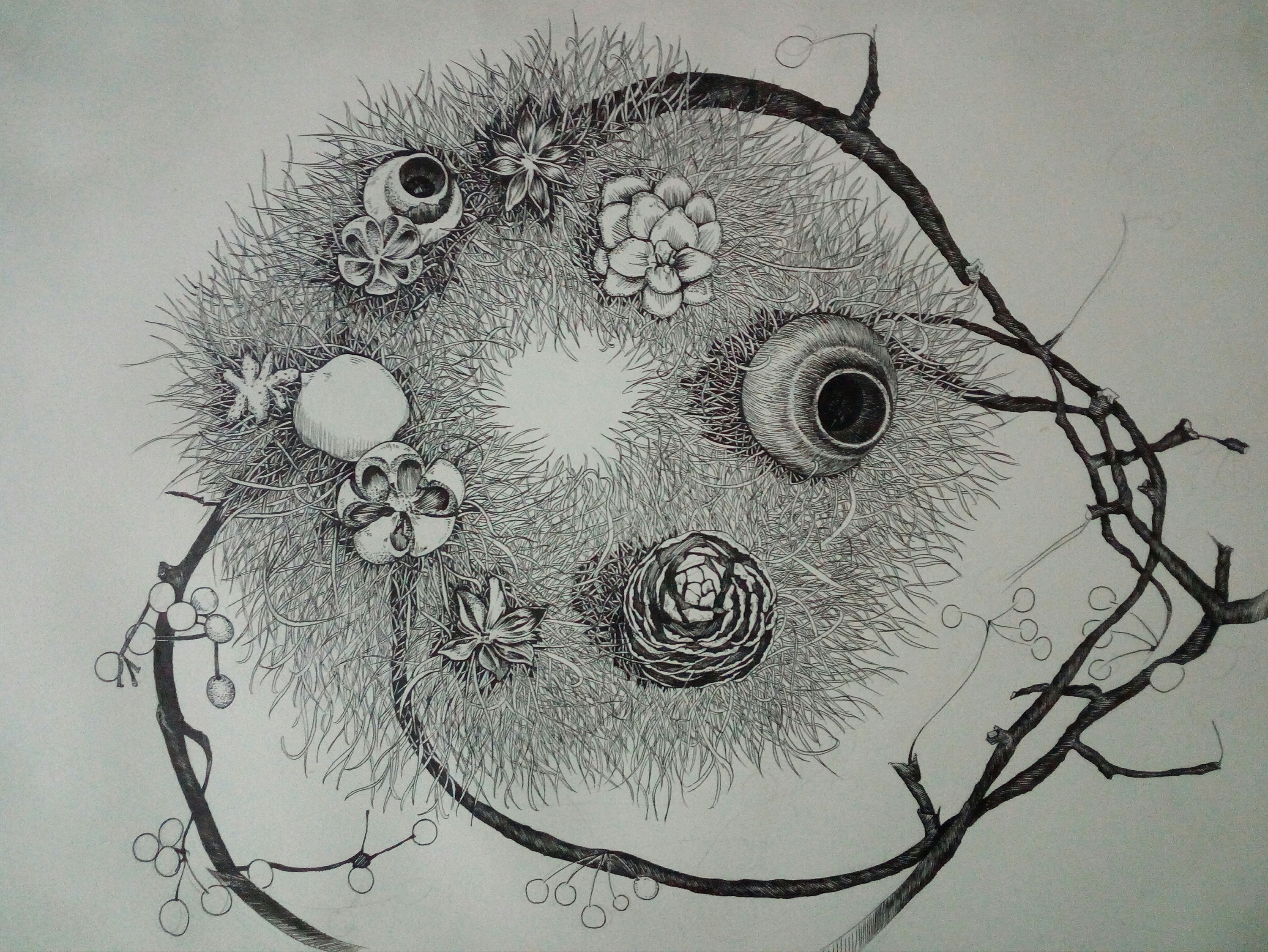 手绘大集合(中性笔绘画)