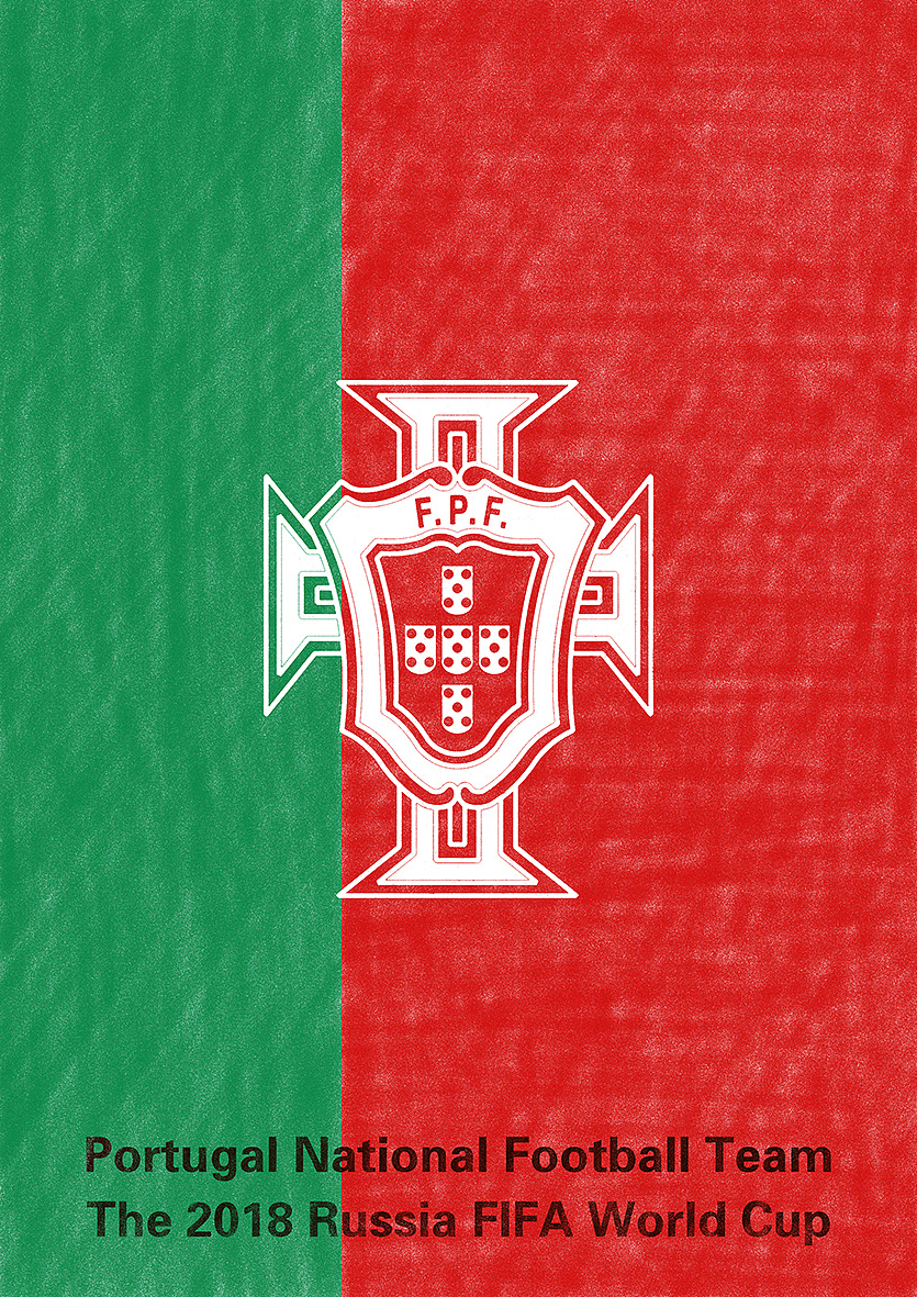 2018年世界杯绘画系列——巡礼欧洲冠军葡萄牙队