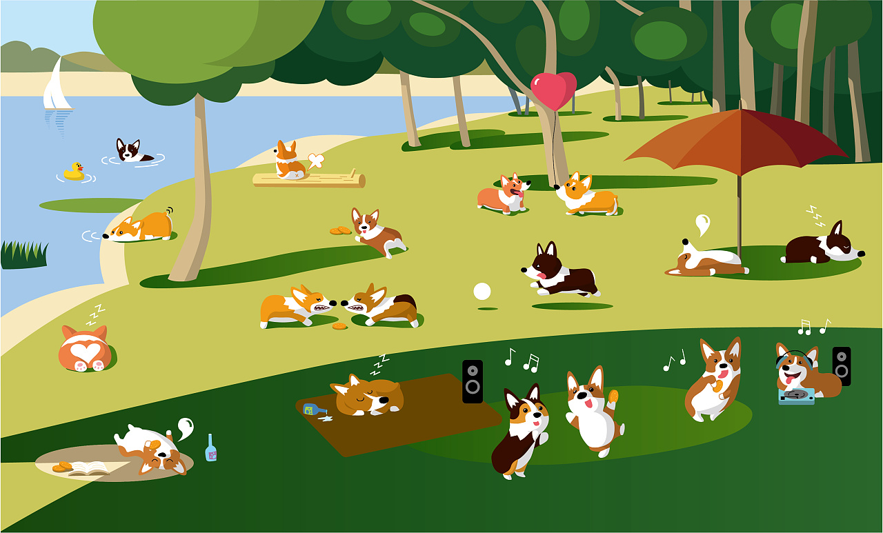 柯基乐园插图