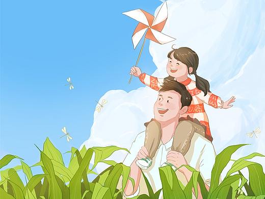 二十四节气插画——北方乡村版（全）