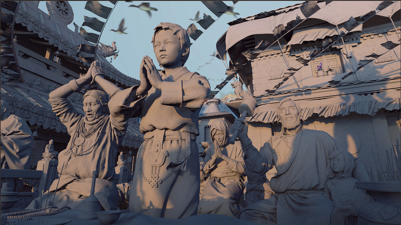 Pilgrimage（图ZMjQ4MzEzNjA=） - 人物/生物 - 站酷设计师xiao_D原创素材 - 站酷ZCOOL