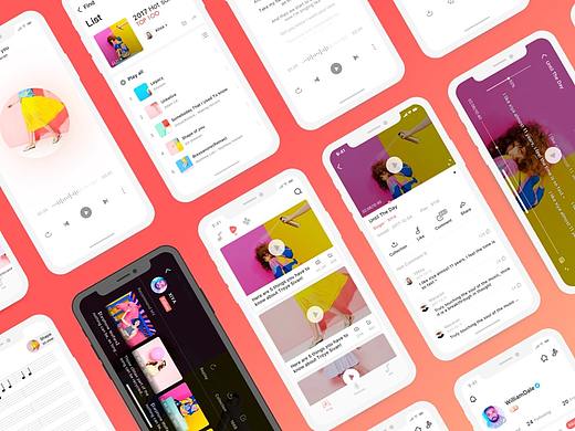 Line Music APP Design