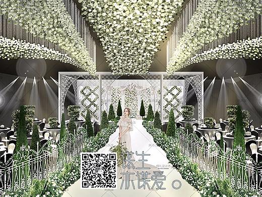 白绿色婚礼-PSD效果图