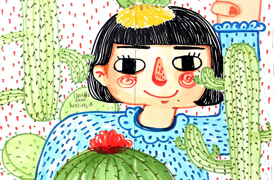 2016年回顾（图ZNjc2NjU0NDg=） - 新锐潮流插画 - 站酷设计师撑着伞原创素材 - 站酷ZCOOL