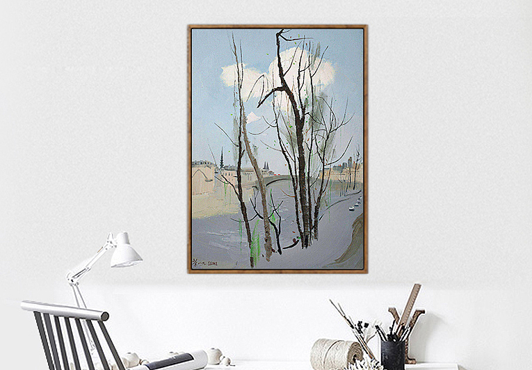 安徽装饰画、宾馆挂画、家庭背景墙笔画