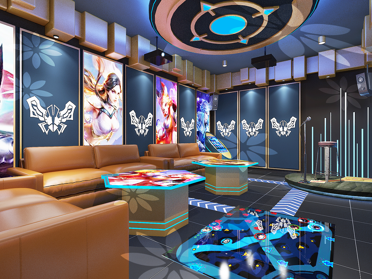 王者荣耀主题ktv包厢