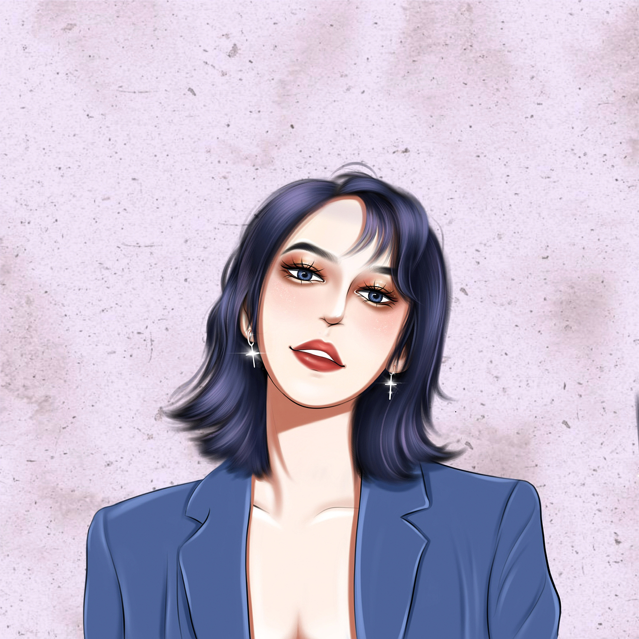 iPad手绘人物插画