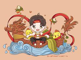 龙舟出行，哪吒庆端午