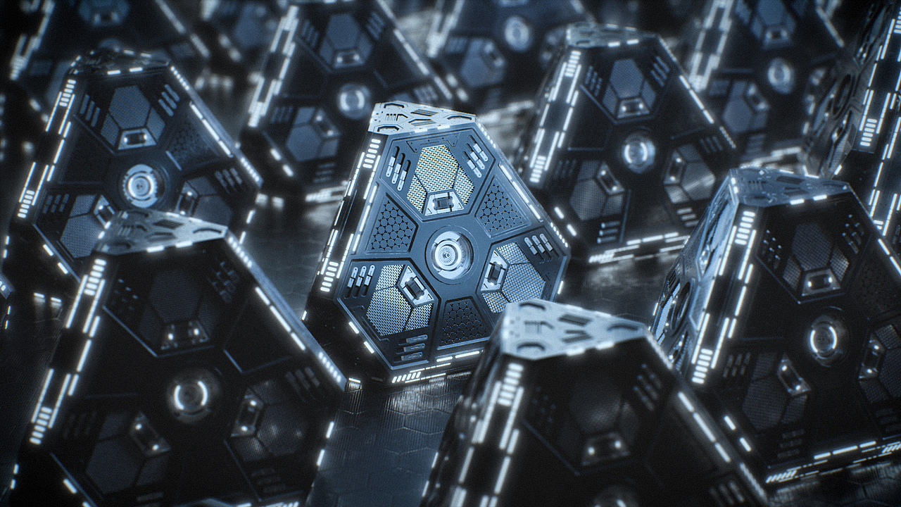 一些科技感机械设计练习