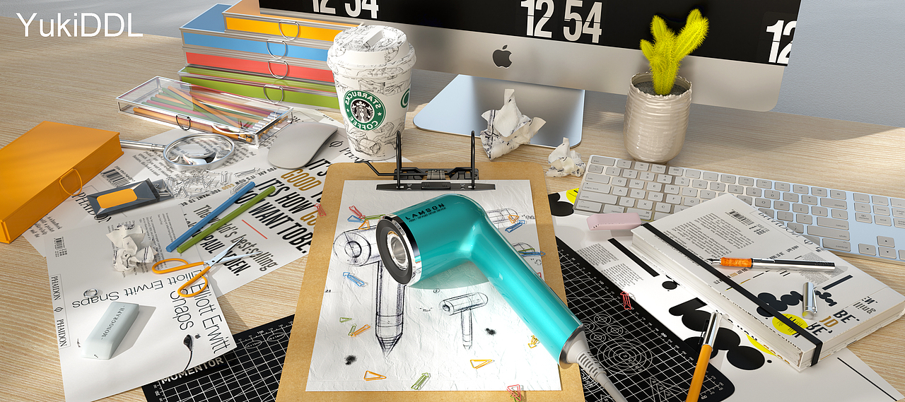 《LAMSON》hair dryer×吹风机（图ZMzM3NTg0NjU2） - 产品 - 站酷设计师YukiDDL原创素材 - 站酷ZCOOL
