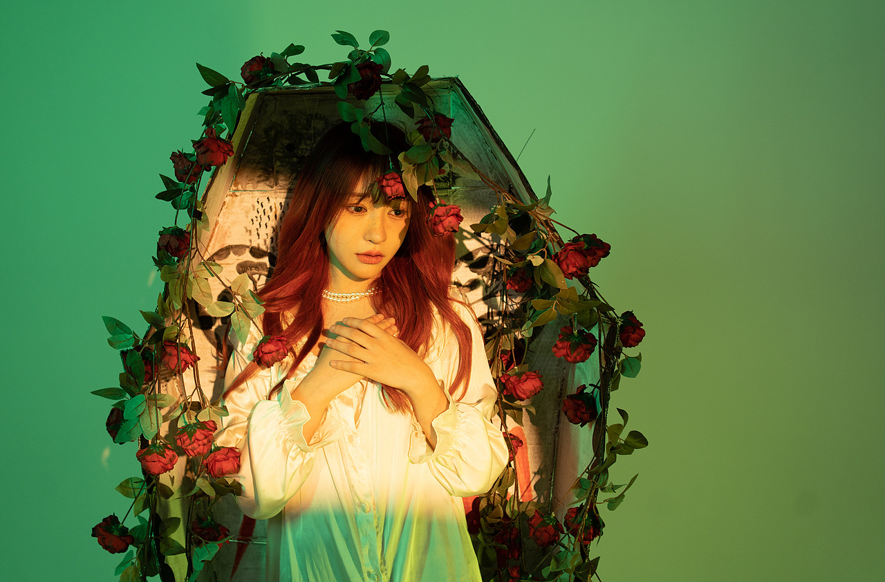 玫瑰花的葬礼??废弃玫瑰花改造拍摄计划|爱图仕布光