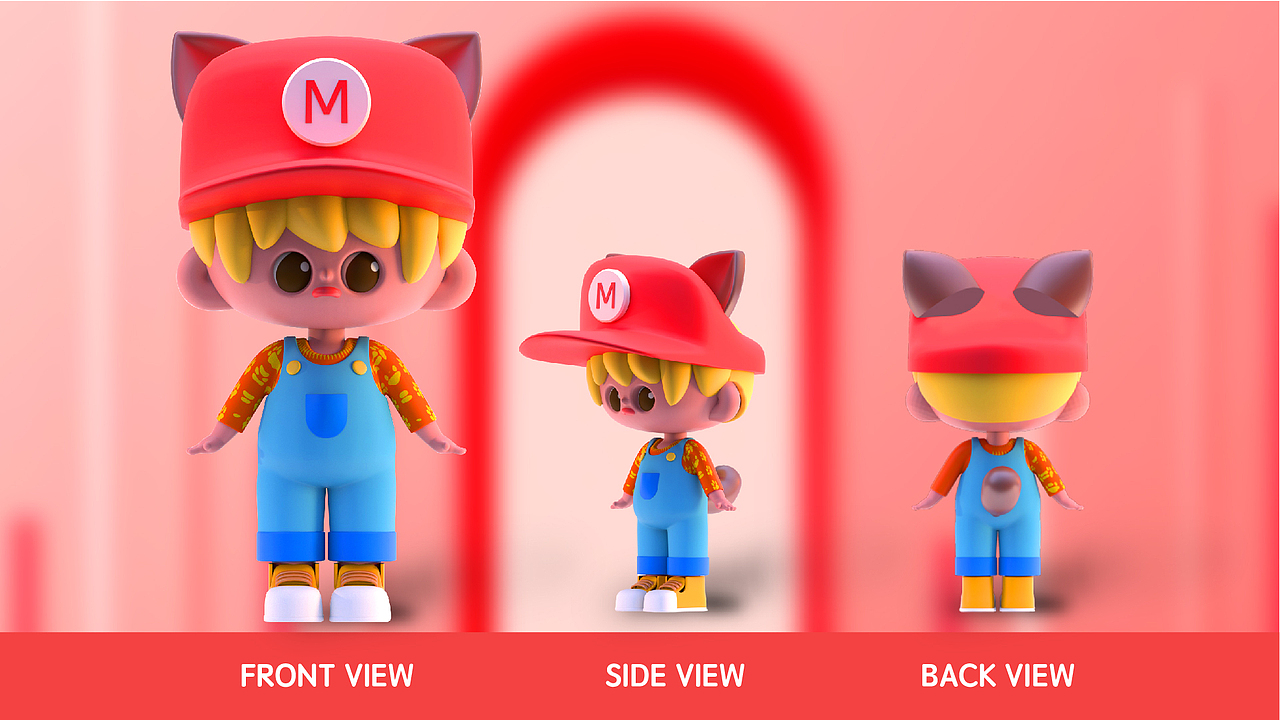 C4D IP建模打卡—— Leo Lee‘s Costumes（图ZMjcyNjA0NTY0） - 人物/生物 - 站酷设计师木乃伊0974原创素材 - 站酷ZCOOL