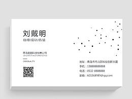 极简性冷淡风名片设计