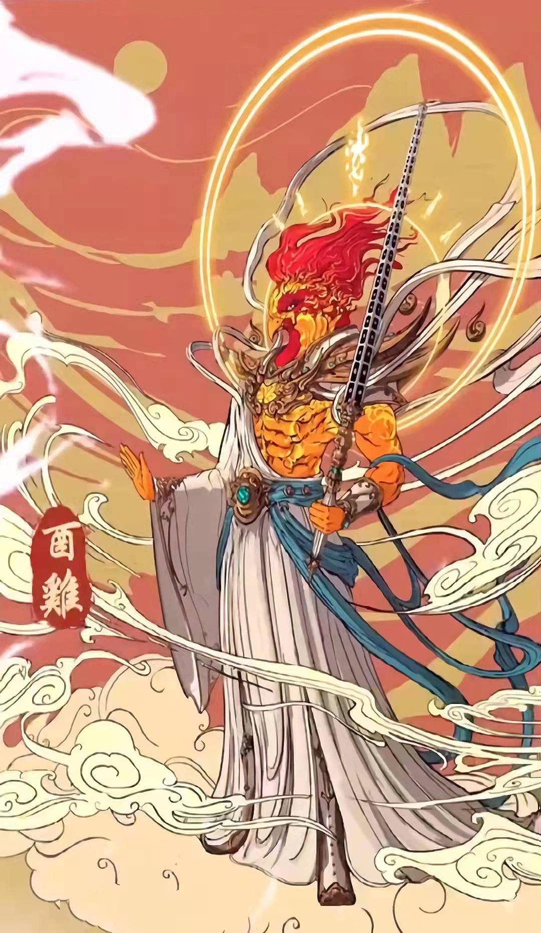 手绘十二生肖--神将和水墨