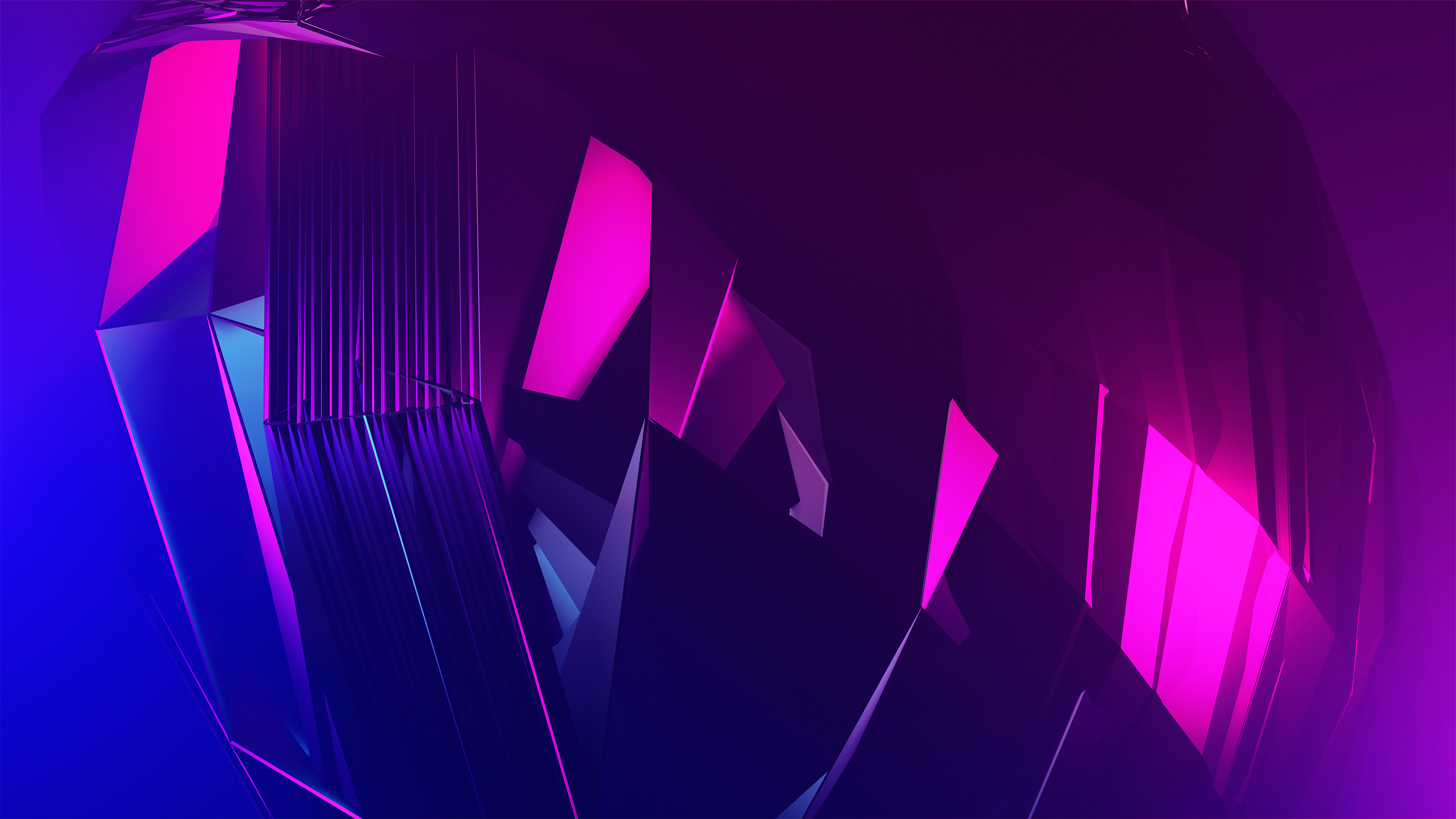 3d未来设计炫彩抽象三维立体图形背景