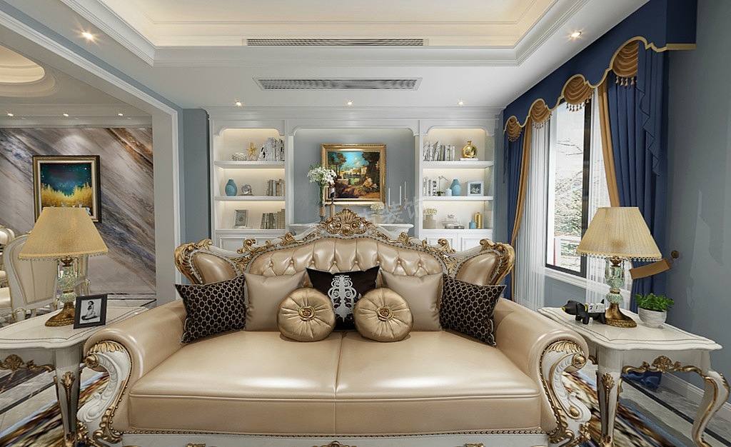 中交漫山二期联排别墅装修|欧式风格设计图|天古装饰