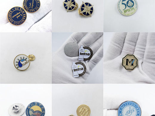 厂家定做圆形彩色胸牌卡通礼品珐琅徽章设计制作胸章