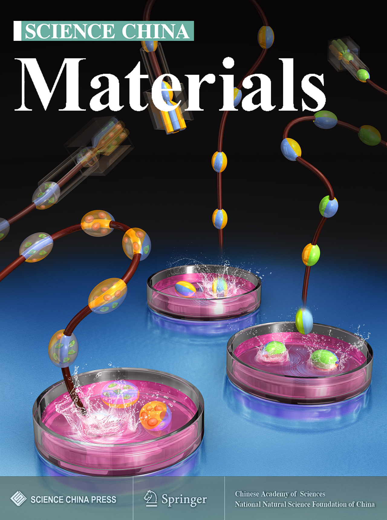 科研杂志Science China Materials 封面设计平面其他平面两只手一起来 原创作品 站酷 (ZCOOL)