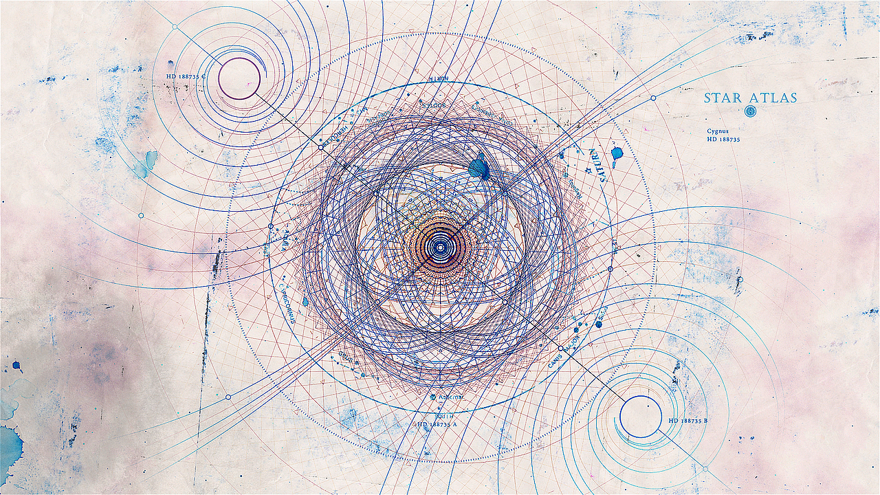 《星·图》 Star Atlas（图ZMjAyNjUxMzI=） - 图案 - 站酷设计师zaoeyo原创素材 - 站酷ZCOOL