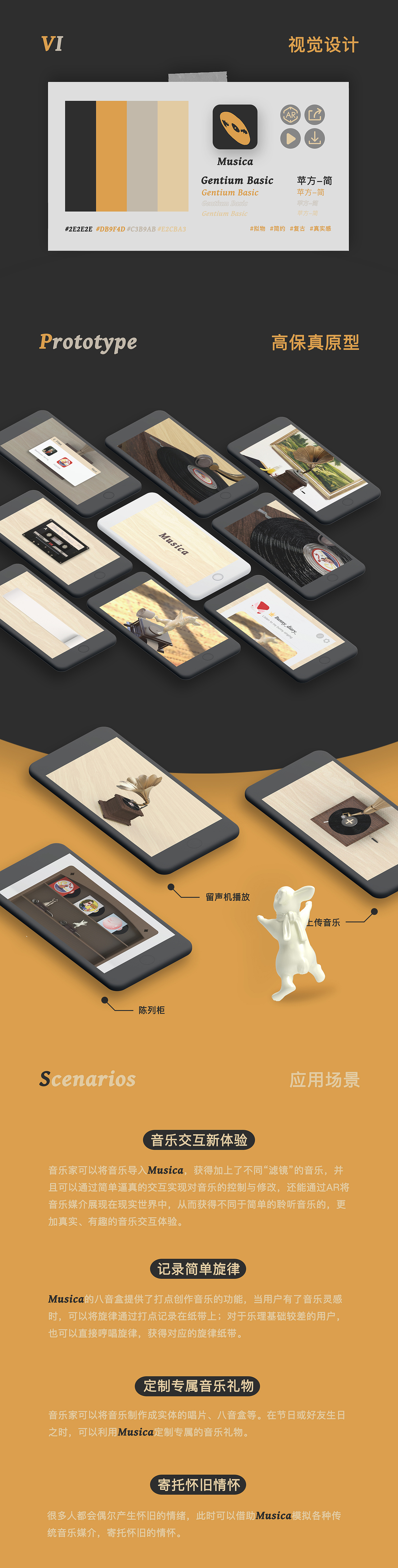 Musica_多种音乐媒介交互模拟APP（图ZMjUyMjAzNzA4） - APP界面 - 站酷设计师SheepSmoothie原创素材 - 站酷ZCOOL