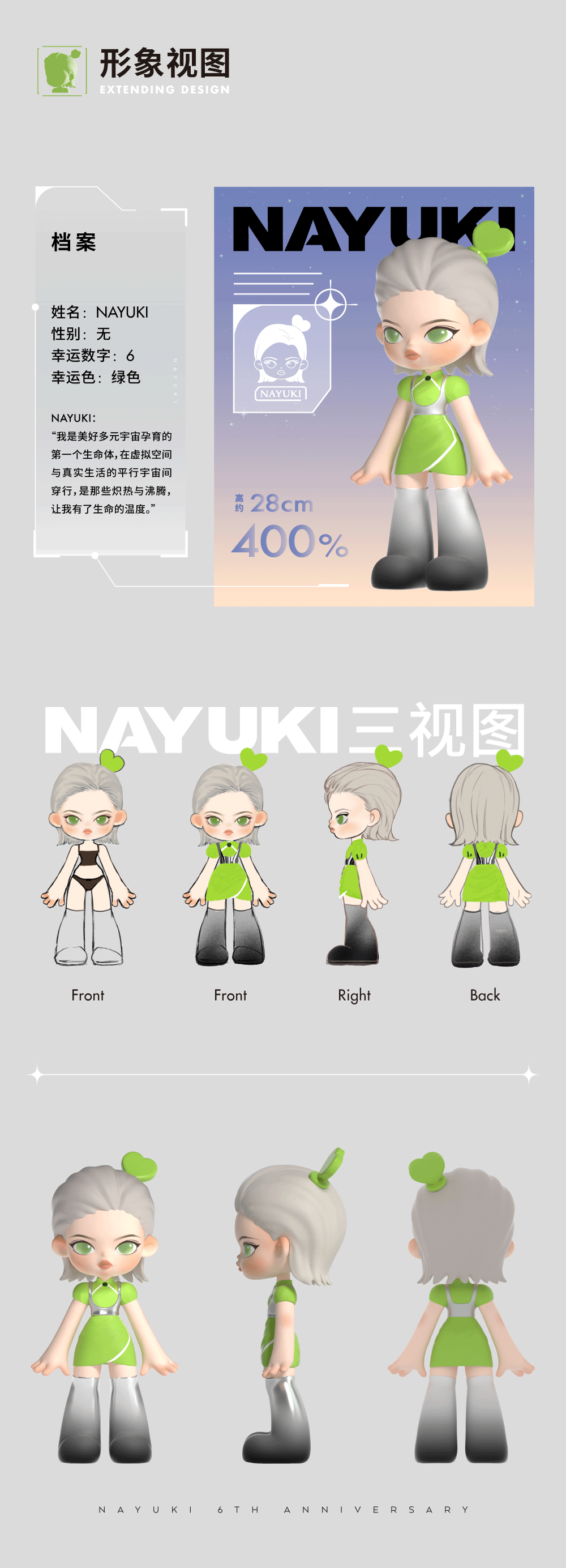 奈雪6周年｜NAYUKI潮玩/NFT数字艺术品发售！（图ZMjgzMzQxNDc2） - IP形象 - 站酷设计师奈雪的茶Nayuki原创素材 - 站酷ZCOOL