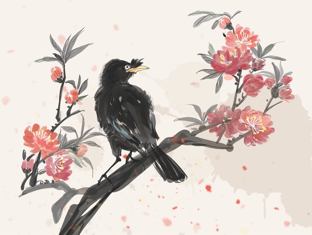 sketchbook临摹小品画儿