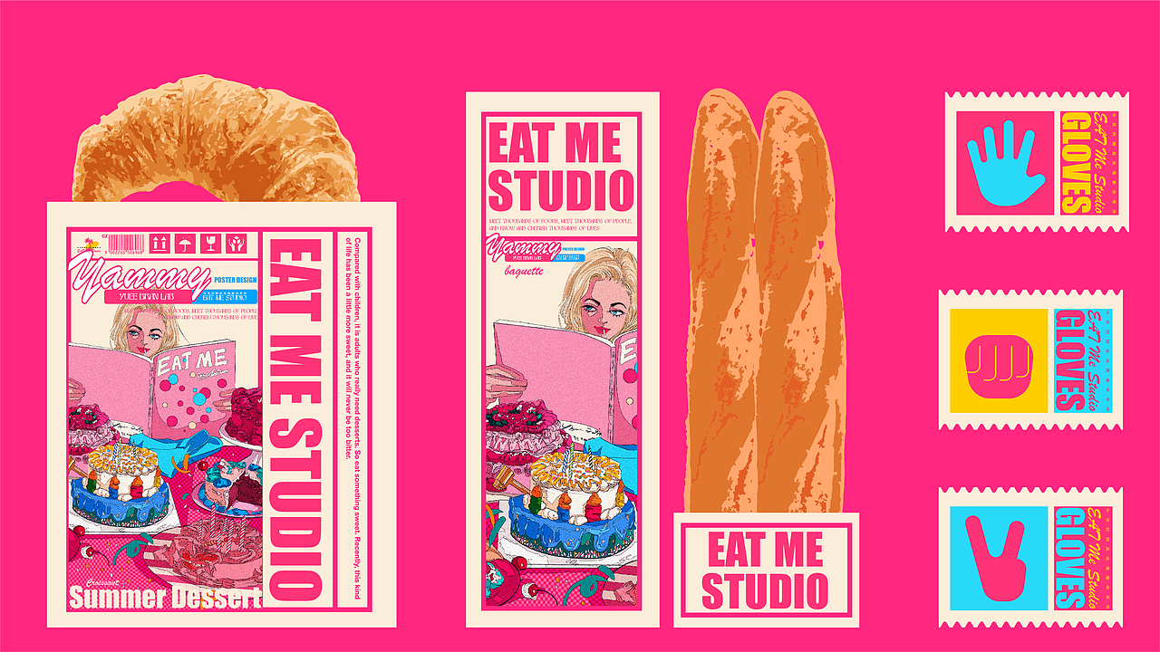 eatme studio|回到夏天,city pop复古烘焙甜品插图