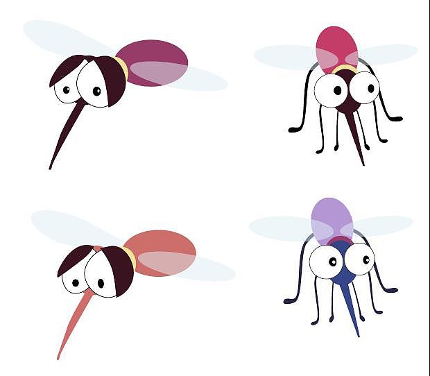 世界蚊子日——11个蚊子GIF动画（图ZMTI1ODY4NTQw） - 网络表情 - 站酷设计师钢棍蟹师傅原创素材 - 站酷ZCOOL