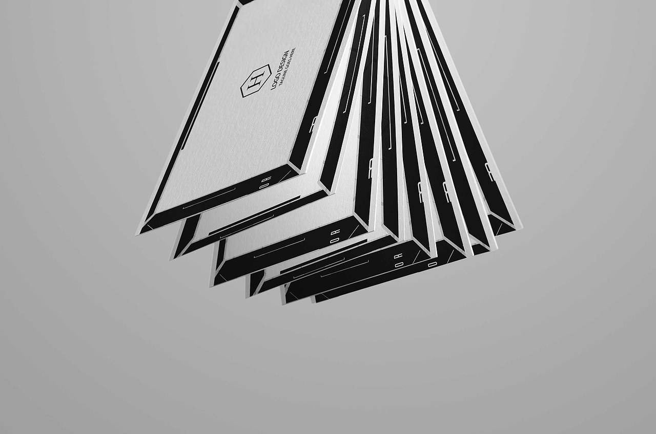 【平面设计】一套简约的商务风名片