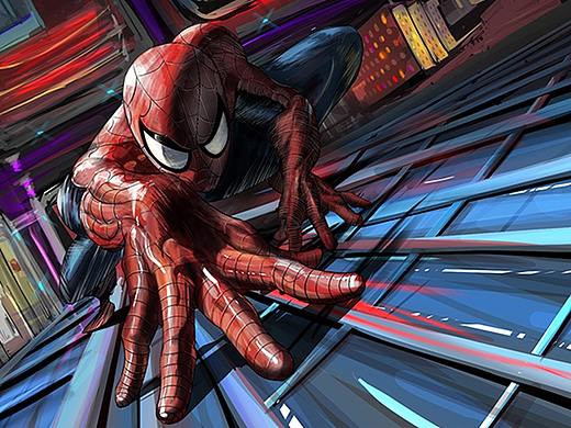 【画画儿】 蜘蛛侠（个人主页-ZMzQyODYwNjg=） - 艺术插画 - 站酷设计师吹瑟儿原创素材 - 站酷ZCOOL