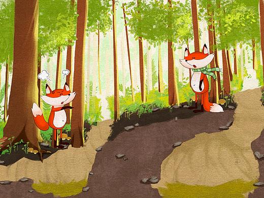 狐狸兄弟（个人主页-ZNDcwMzQxODA=） - 创作习作 - 站酷设计师不不橘涂原创素材 - 站酷ZCOOL