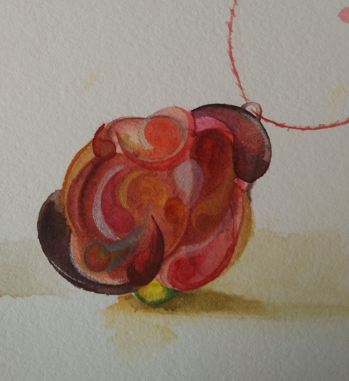 百果，果中带核，果中有肉
琉璃坠子玉带镯<br>放假啦，终于不用捧着电脑不放了<br>打算手绘一波<br>要以中国传统玉石设计一套首饰<br>这次设计的是琉璃饰品《百果》 