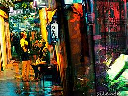 霓虹灯背后的繁华