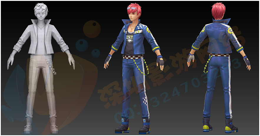 3D角色（图ZNDgxMDU5MDg=） - 其他 - 站酷设计师Hongxiuyan原创素材 - 站酷ZCOOL