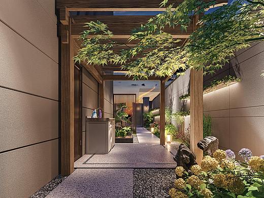 室外效果图|景观设计|庭院设计