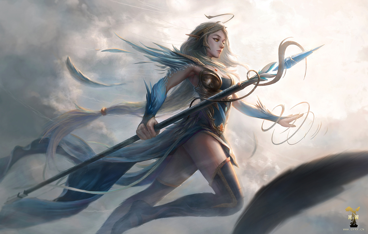 光翼学园第8期网络精品班毕业作品集(3)|插画|游戏原画|光翼学园