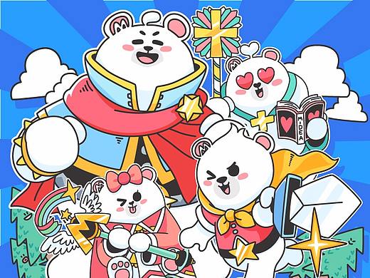 Midea Famliy图案创意设计