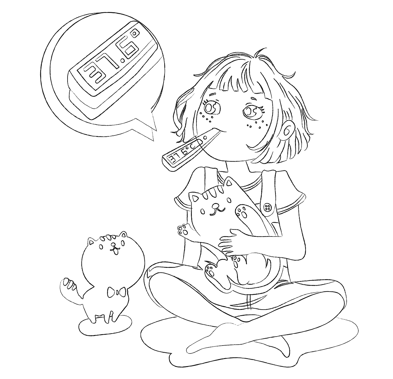 临摹练习-儿童插画（图ZMTgzNjgyMzc2） - 儿童插画 - 站酷设计师miumiu555原创素材 - 站酷ZCOOL