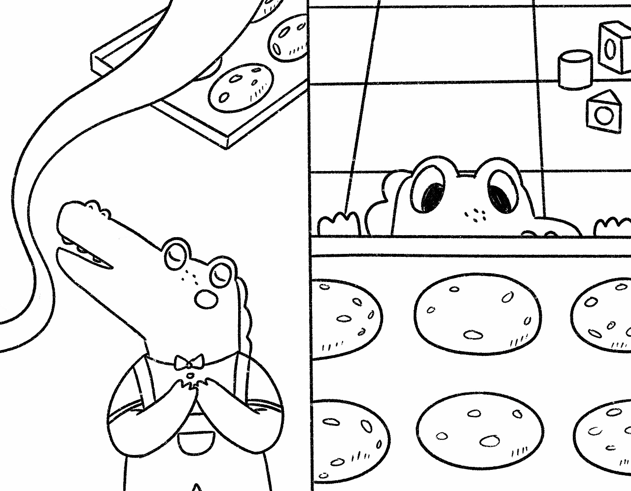 黑白儿童绘本故事集