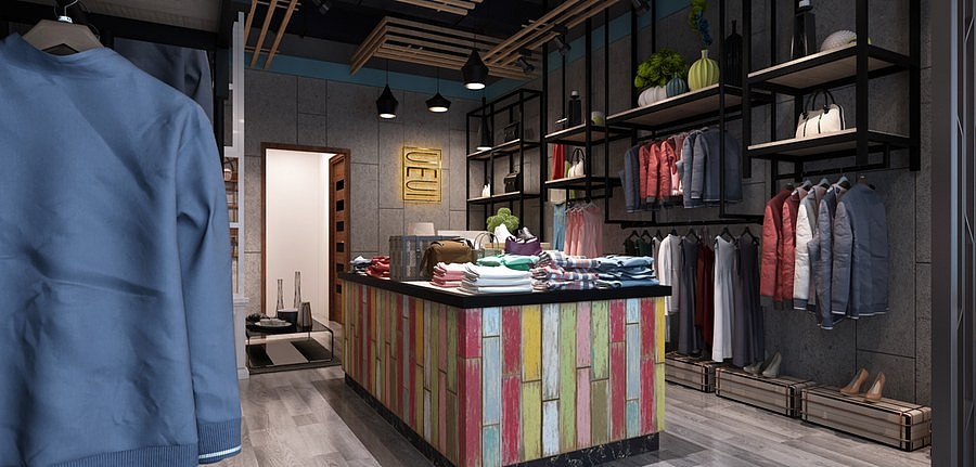 绵阳专业服装店设计公司<卓巧装饰>