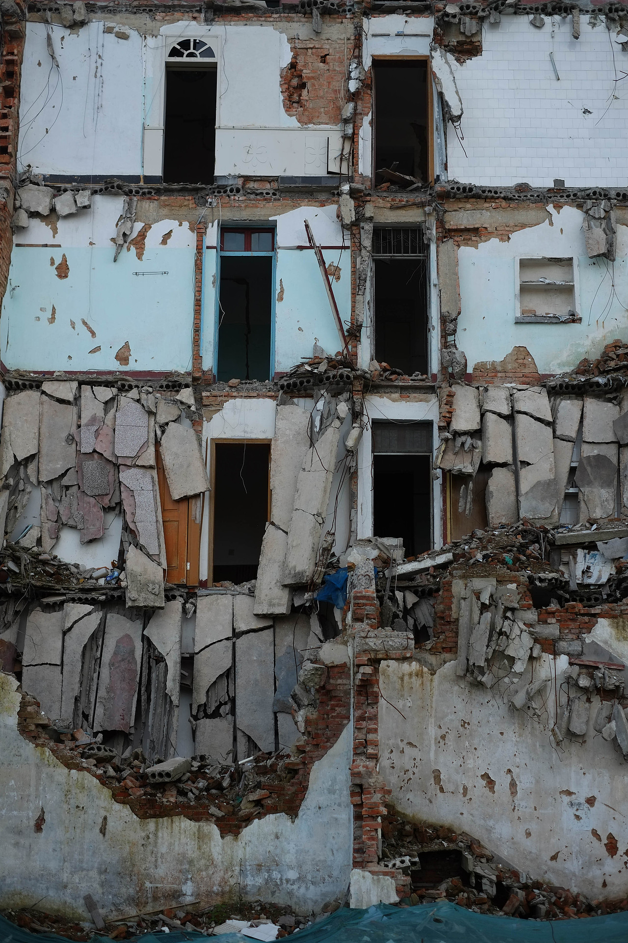 老余杭的直街在拆迁