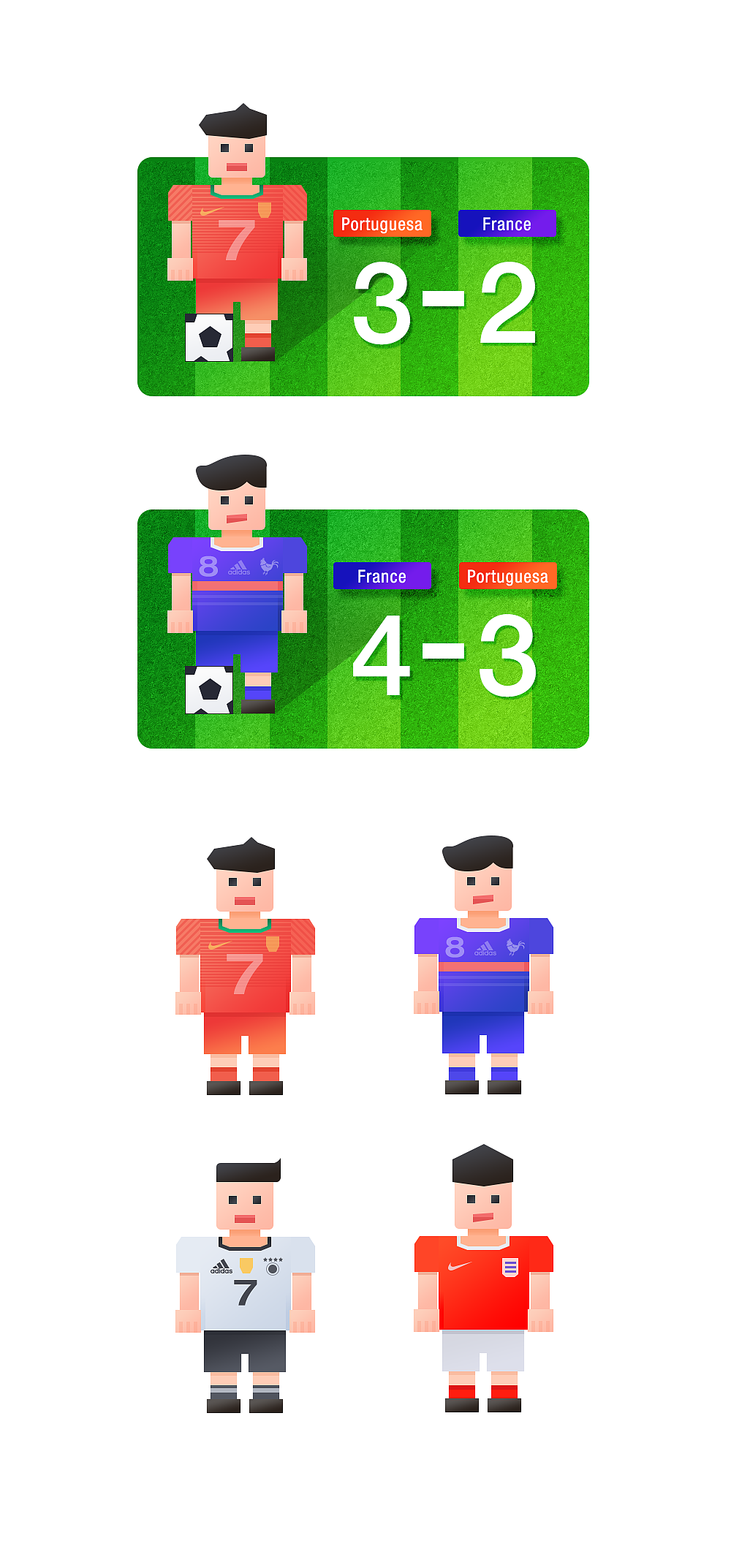 足球比分展板动效设计