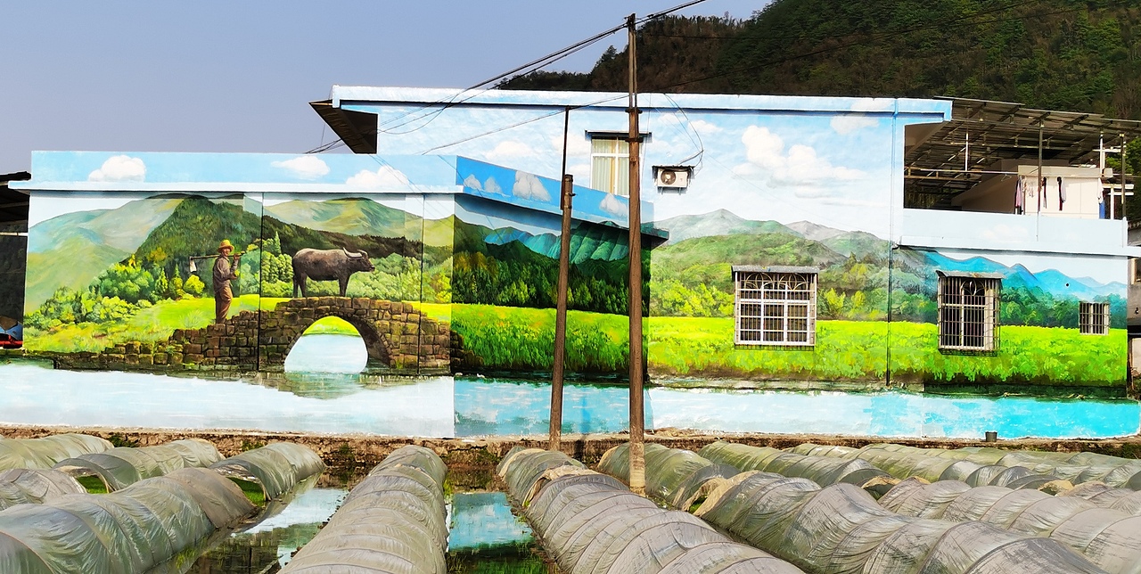 新农村墙绘,新农村壁画,乡村壁画,乡村文化墙