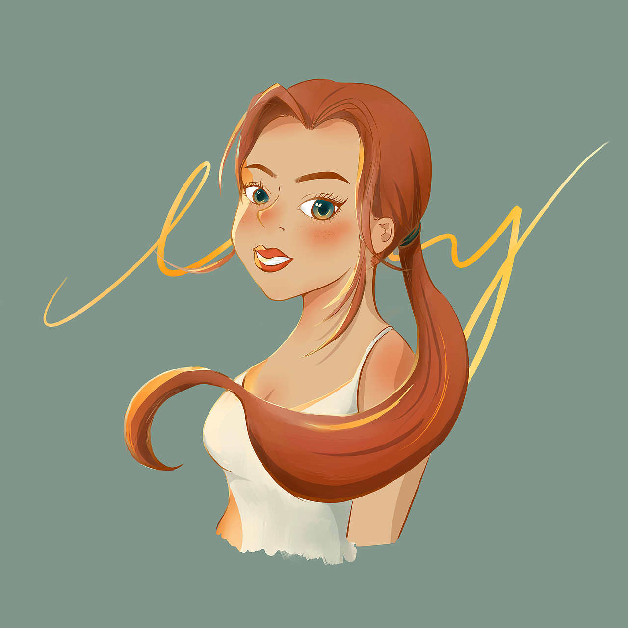 迪士尼风妹子头像