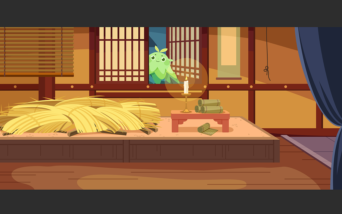 各朝代风格-中式建筑-中国风-院子-ai课动画场景