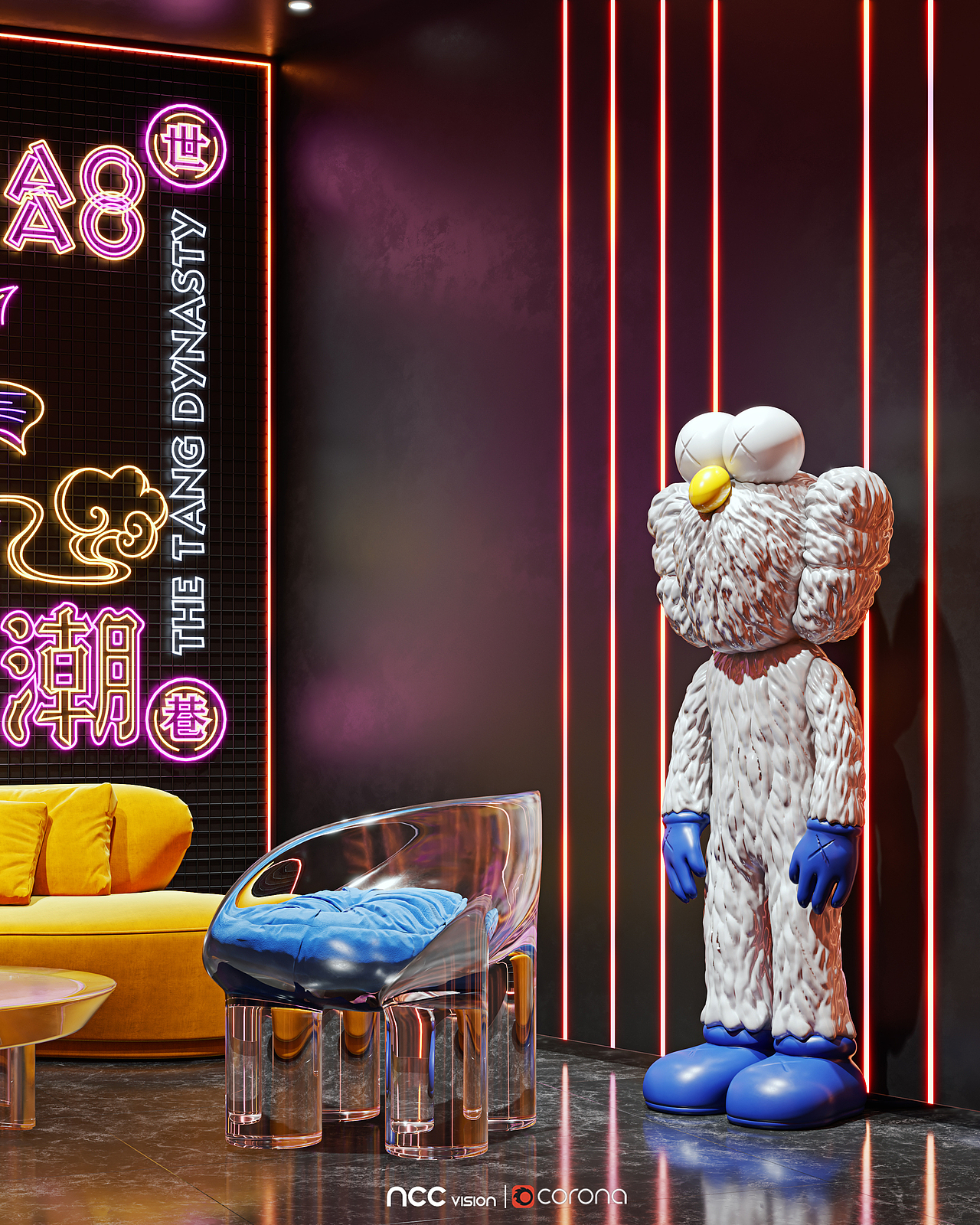 AMG包厢（图ZMjczODM5MzA4） - 商业空间设计 - 站酷设计师CGI_OneD原创素材 - 站酷ZCOOL