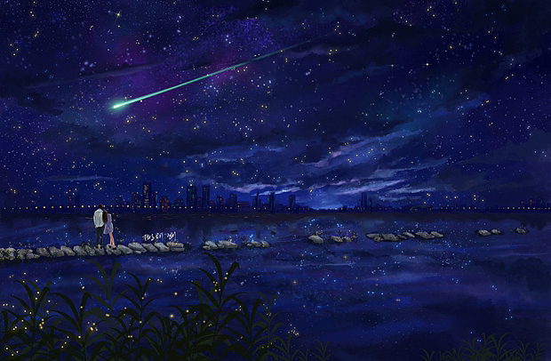 星河（图ZMzQ0MjIyNzM2） - 商业插画 - 站酷设计师画画的柚子原创素材 - 站酷ZCOOL