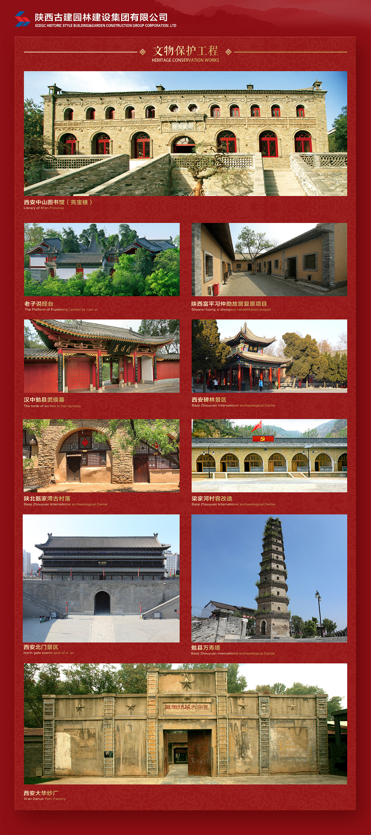 陕西古建园林建设集团喷绘展板（图ZMTc4NDM0MTA4） - 海报 - 站酷设计师SimonDesigners原创素材 - 站酷ZCOOL