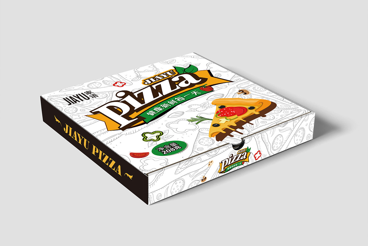 上海 家语披萨包装（图ZMTcwMzM4ODQw） - 包装 - 站酷设计师JocelynWu原创素材 - 站酷ZCOOL
