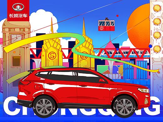 哈弗H6｜霧都力（個(gè)人主頁(yè)-ZNTIwNjcxNzY=） - 海報(bào) - 站酷設(shè)計(jì)師KARASS卡斯原創(chuàng)素材 - 站酷ZCOOL